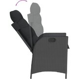  7-dijelni vrtni blagovaonski set s jastucima crni od poliratana | shoptok.hr