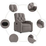 vidaXL Naslanjač s funkcijo vstajanja taupe blago, (20927603) | Shoptok.si