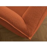 Bobochic Paris Oranžna sedežna garnitura iz tkanine bouclé 242 cm Giorgia – | Shoptok.si