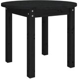  Stolić za kavu crni Ø 55x45 cm od masivne borovine | Eponuda.com