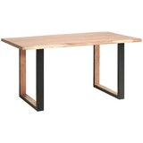 Livetastic JEDILNA MIZA, trd les akacija črna, barve akacije | Shoptok.si
