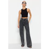 Trendyol Anthracite High Waist Wide Leg Jeans Cijene