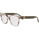 Fendi Diamonds Havana Square Eyeglasses - ONE SIZE (55) Cijene