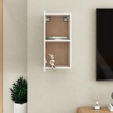 TV ormarić bijeli 30,5 x 30 x 60 cm konstruirano drvo | shoptok.hr