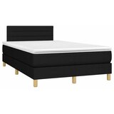  box spring s madracem LED crni 120 x 190 cm od tkanine | shoptok.hr