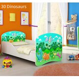 Otroška postelja ACMA z motivom 140x70 cm 30 Dinosaurs | Shoptok.si