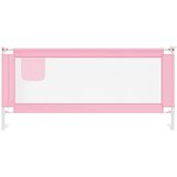  Sigurnosna ograda za dječji krevet ružičasta 200x25 cm tkanina | shoptok.hr