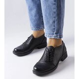 Gemre Black perforated upper shoes Hassen Cijene