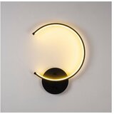 Opviq Črna LED stenska svetilka ø 10 cm Moon – | Shoptok.si