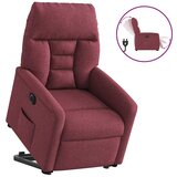 vidaXL Električni naslanjač s funkcijo vstajanja vinsko rdeč | Shoptok.si