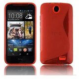 Cadorabo Case, združljiv s HTC v Candy Apple Red - Zaščitni pokrov iz fleksibilnega silikona TPU, (20588415) | Shoptok.si