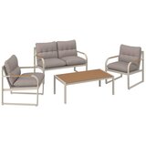 Mömax Lounge Garnitura Florenz 1, Svetlo Siva, 4-Delno | Shoptok.si
