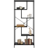 Mömax Regal Matea, Črna, Naravne Barve | Shoptok.si
