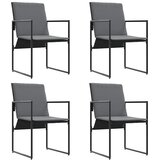  Vrtni set za objed 5 pcs Crna Čelik | shoptok.hr