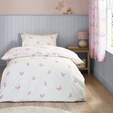 Catherine Lansfield Rožnata enojna otroška posteljnina 135x200 cm Ombre Butterflies – | Shoptok.si