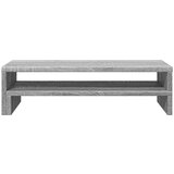 vidaXL Stojalo za monitor siva sonoma 54x22x15 cm inženirski les | Shoptok.si