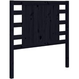  Uzglavlje crno 106 x 4 x 100 cm od masivne borovine | Eponuda.ba