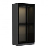 Hanah home Kale Glass Anthracite 190 Ormar, 90x190x52cm, Crni | Eponuda.ba