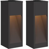  Solarna LED svjetiljka za stazu 2 pcs Crna | shoptok.hr