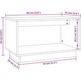 TV ormarić 60 x 35 x 35 cm od masivne borovine | Eponuda.com
