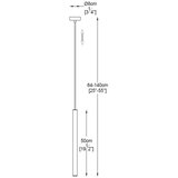 Zuma line P0461-01A-K4K4 - led luster na sajli loya LED/5W/230V zlatna | Eponuda.com