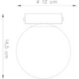  Sollux SL.1146 - Plafonsko svetlo YOLI 1xG9/12W/230V belo | Eponuda.com