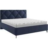 MID.YOU OBLAZINJENA POSTELJA 180 cm x 200 cm , tekstil temno modra | Shoptok.si