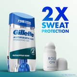 Gillette Antiperspirant Hydrating Gel Eucalyptus Scent gel antiperspirant s hidratantnim učinkom za muškarce 70 ml | shoptok.hr