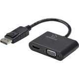 Renkforce RF-4505752 DisplayPort / HDMI / VGA adapter [1x muški konektor displayport - 1x ženski konektor HDMI, ženski konektor vga] crna 15.00 cm Cijene