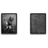 Wallity slika love black white, 2 dela, 30 x 40 cm | ePonuda.com