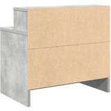 vidaXL Noćni ormarić s ladicom beton sivi 51x31x47 cm | shoptok.hr