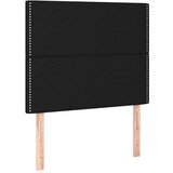 Maison Chic Posteljno vzglavje - Vzglavna omarica 2 kosa črno 80x5x78/88 cm blago, (22077492) Cene
