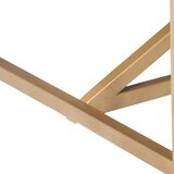  Stolić za kavu 120 x 60 x 40 cm od masivnog drva | shoptok.hr
