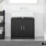  Kupaonski ormar Crni hrast 63 x 29 x 55 cm Konstruirano drvo | shoptok.hr