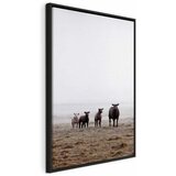  Slika - Friends in the Morning (1 Part) Vertical 80x120 U crnom drvenom okviru | shoptok.hr