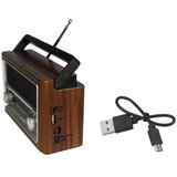 Ltc ELMA 118UBT prijenosni retro radio FM/AM/SW, Bluetooth, USB, microSD, AUX i svjetiljka | shoptok.hr