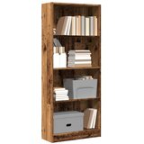  Regal za knjige boja starog drva 60x24x143 cm drveni | shoptok.hr