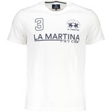La Martina MEN&#39;S SHORT SLEEVE T-SHIRT WHITE Cene