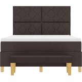  Krevet s opruga kutije Tamno smeđa 200 x 160 cm tkanina | shoptok.hr
