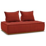 Bobochic Paris Opečnato oranžna sedežna garnitura iz tkanine bouclé 175 cm Elisa – | Shoptok.si