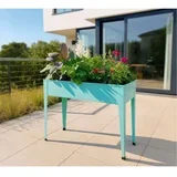 Garden Urban | Povišena gredica | Visoka tegla za cvijeće | 72 L | 100x40x84 cm - Menta - BRANDED IN EU