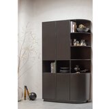 WOOOD Črna modularna knjižna polica iz masivnega bora 190x210 cm Finca – | Shoptok.si