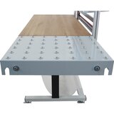 eurokraft pro Modul s krogličnim prenosom, za delovno mizo z električno nastavitvijo višine, svetlo sive barve RAL 7035 | Shoptok.si