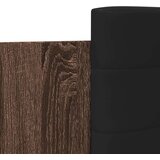 Okvir za krevet s uzglavljem smeđa boja hrasta 90x190 cm drveni | shoptok.hr