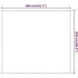  Vertikalna markiza svetlo zelena 250x360 cm tkanina oxford, (20703378) | Shoptok.si