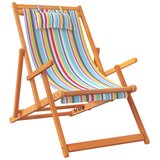  Sklopive stolice za plažu od tkanine 2 kom višebojne | shoptok.hr