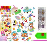  Embroidery Sticker Set Space Astronaut Mosaic | shoptok.hr