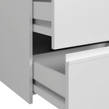 MID.YOU omara z drsnimi vrati, bela | Shoptok.si