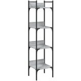 Maison Chic Knjižna omara - Knjižna polica - Knjižni regal 4-nadstropna siva sonoma 35x30x138,5 cm, (21723469) Cene