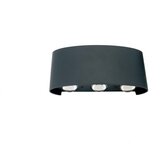 Ferotehna vanjska zidna LED svjetiljka Lens (170 x 80 x 40 mm, Antracit, IP54) | shoptok.hr